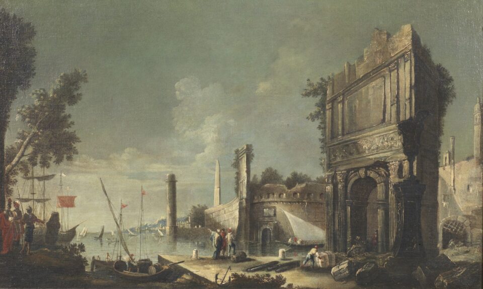 Capriccio con la Laguna di Venezia